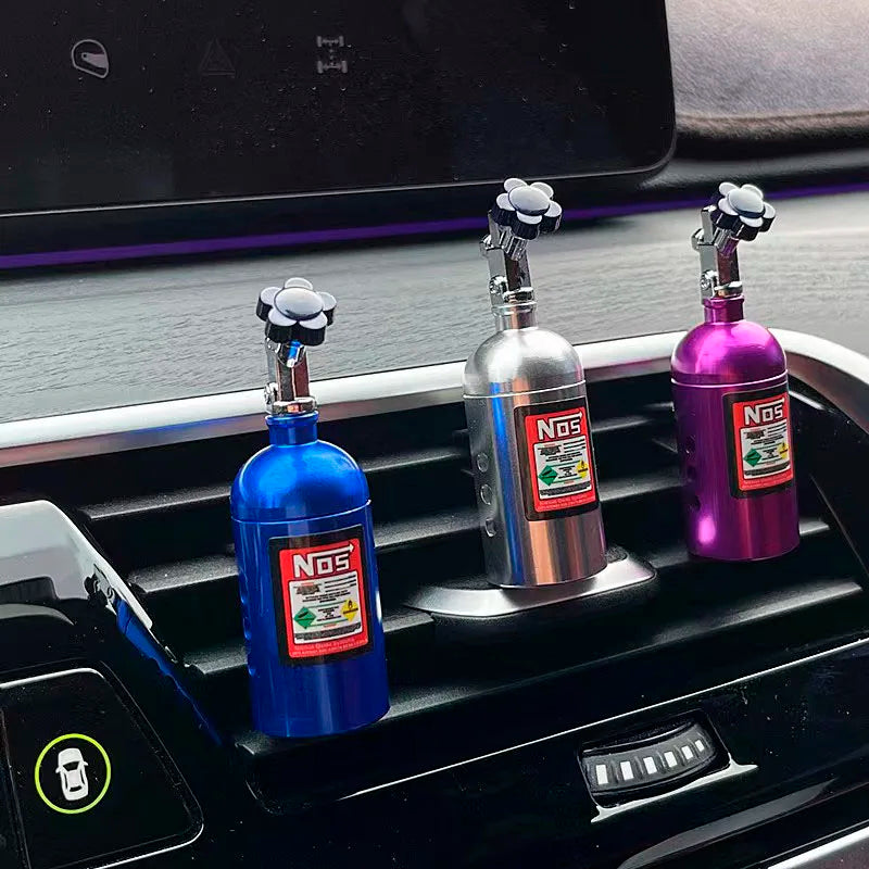 Nos car perfume air freshner auto nos bottle air vent accessories car tuning part ornaments flavoring for car smell perfumescent