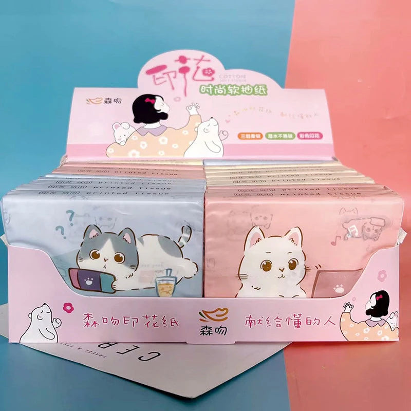 1pack (40 Sheets）Disposable Face Towel Tissue Soft Thick Dry Wipe Tissue Household Napkins Paper Towels Toilet Paper