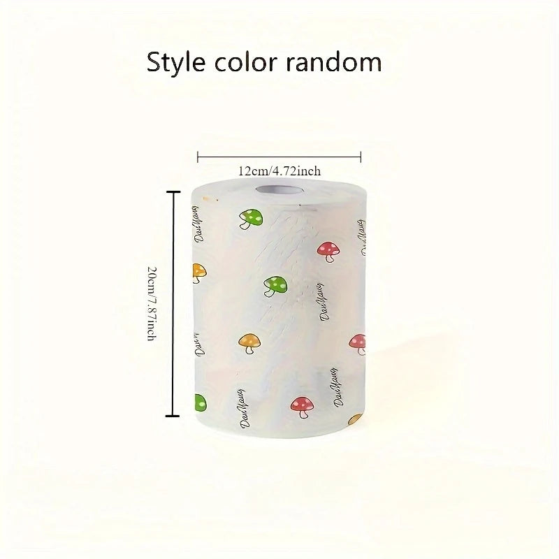 Roll Lazy Cloth Disposable Kitchen Wet Dry Dual-use Household Cleaning Special Paper Household Dishwashing Cloth Tissue