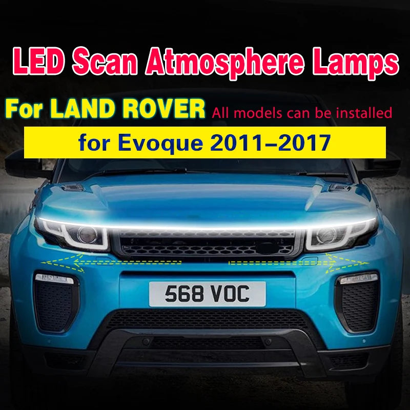 LED Headlight For Land Rover Range Rover Evoque 2011-2017 Scan Starting Fog Lights Daytime Running Light Waterproof Fog Light