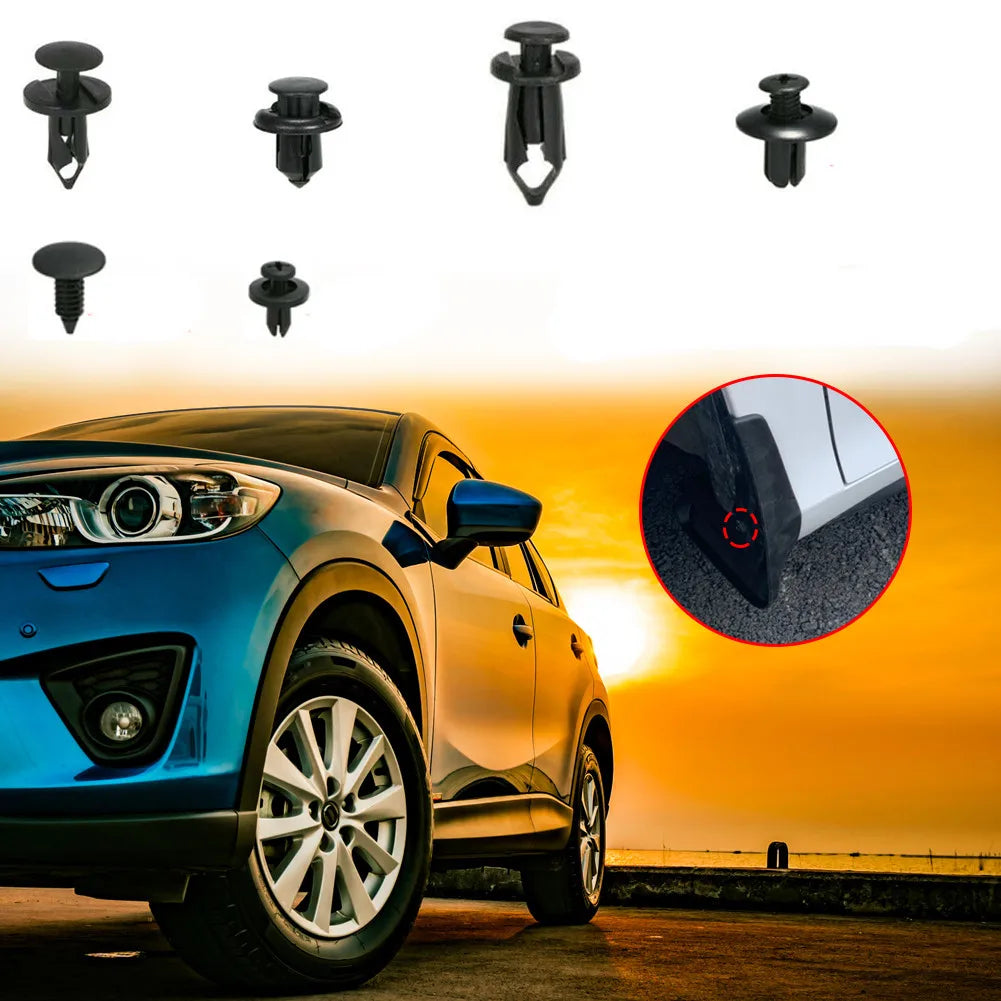 6 Size 60Pcs Auto Fastener Clips For Infiniti FX35 Q50 G35 QX70 FX G37 Q30 QX56 I30 M35 FX37 QX4 QX60 FX50