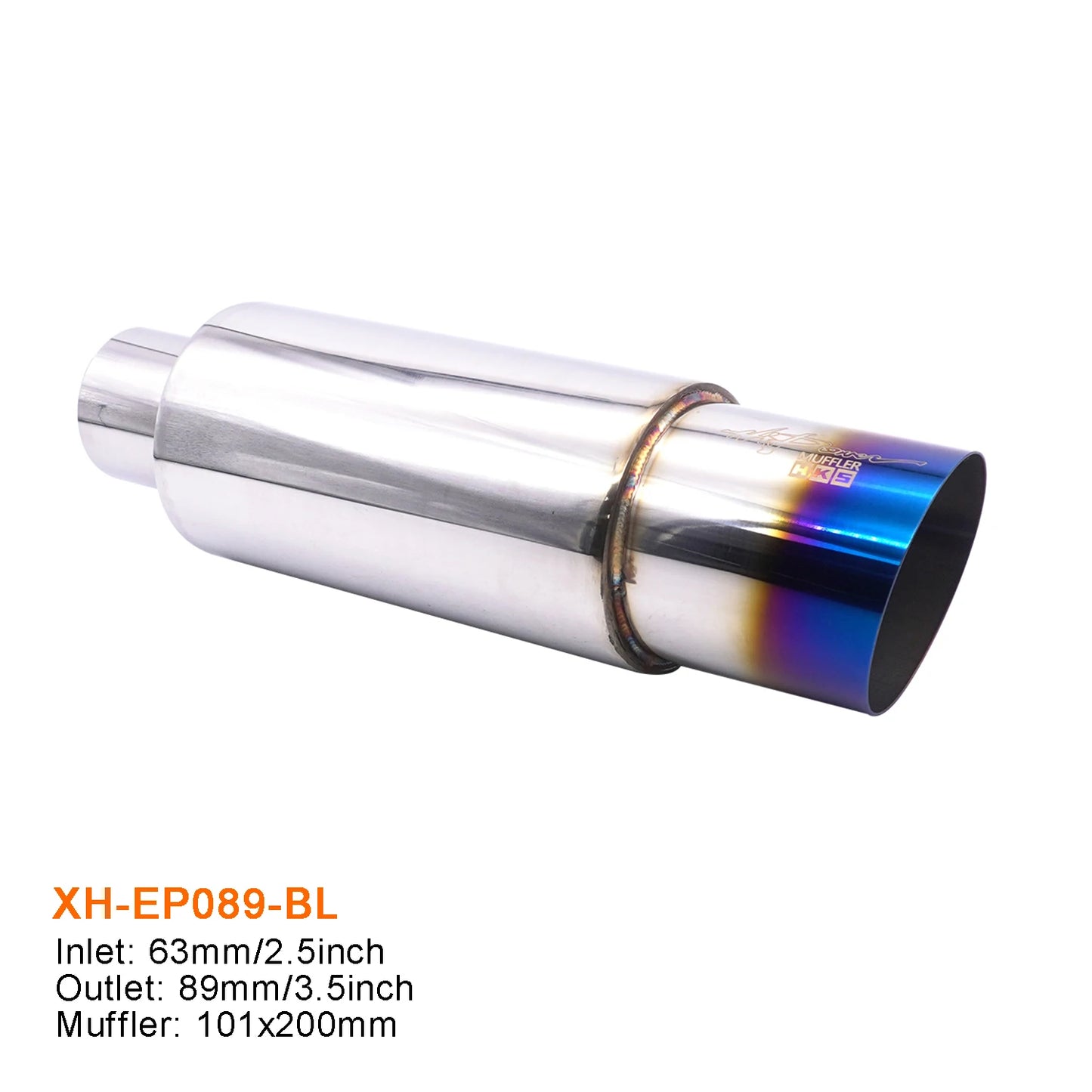 Exhaust Tip Car Escape Exhaust Systems 63MM Auto Racing Sport Muffler Turbo Sound Boost Tips Modification Accessories 2.5Inch