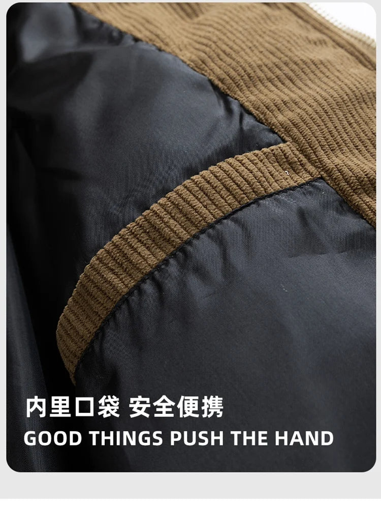 Men’s Winter Puffer Jacket Cotton Padded Warm Hooded Windbreaker Coat Outdoor Casual Thick Parka for Cold Weather Streetwear