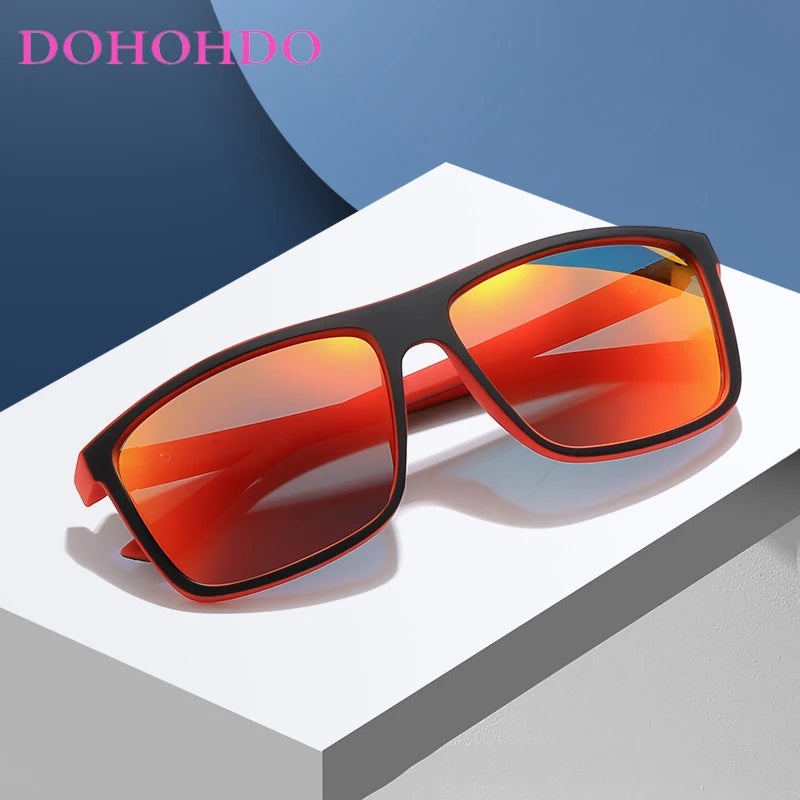 2023 Luxury Square Vintage Polarized Sunglasses For Men Women Fashion Travel Driving Anti-glare Sun Glasses Male Eyewear UV400