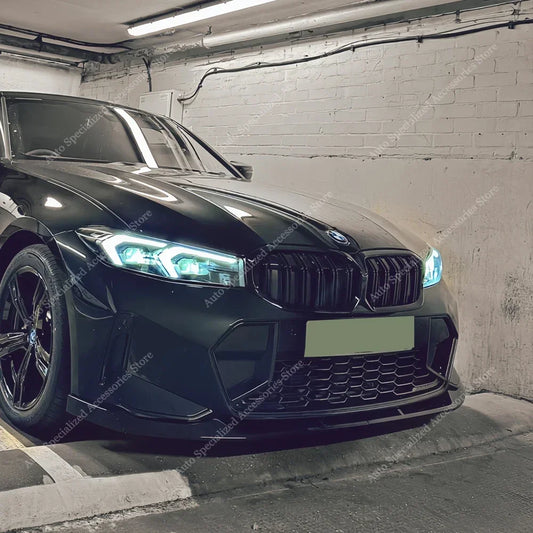 For BMW G20 G21 LCI Front Bumper Splitter Lip Spoiler Diffuser  320i 330d 330i 320d M340i M Sport 2022-2024 Facelift Bodykit