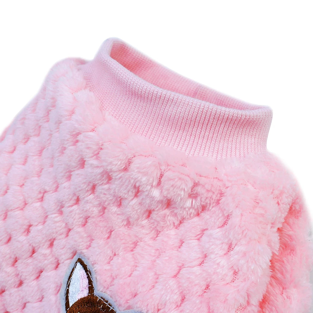 Cute Dog Clothes For Small Dogs Chihuahua Yorkies Pug Clothes Coat Winter Dog Clothing Pet Puppy Jacket Ropa Perro Pink S-2XL