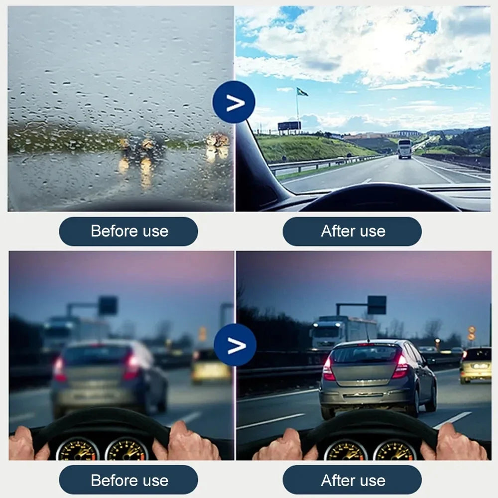 Car Glass Oil Film Removing Paste Auto Glass Film Coating Agent Waterproof Rainproof Anti-fog Glass Cleaner For Auto Windshield