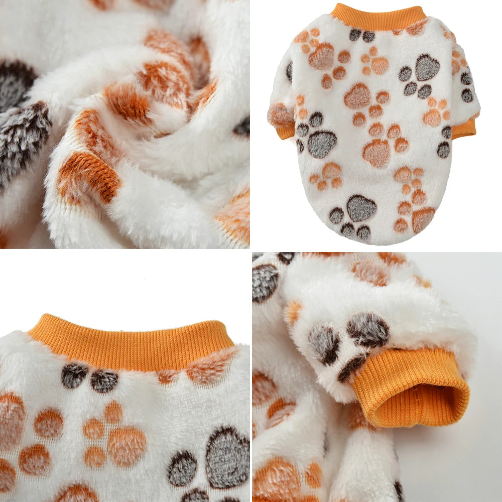 Winter Dog Clothes for Small Medium Dogs Soft Warm Pet Fleece Vest Shirt Puppy Cat Coats Sweater Chihuahua French Bulldog Jacket