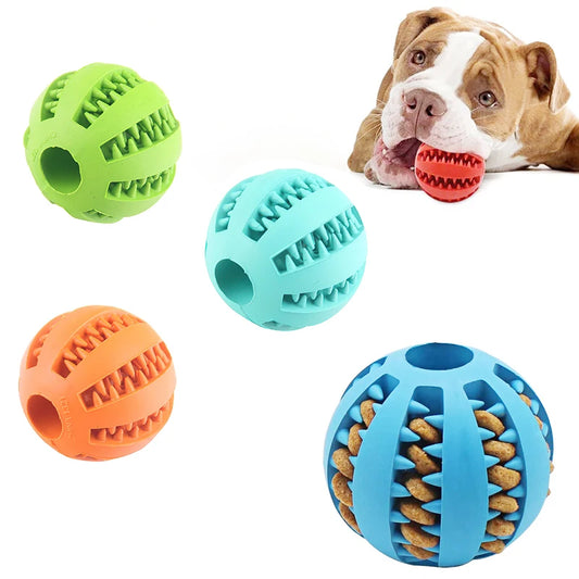 Soft Pet Dog Toys Rubber Dog Ball for Puppy Funny Dog Toys for Pet Puppies Large Dog Tooth Clean Food Ball Toy Dogs Accessoires