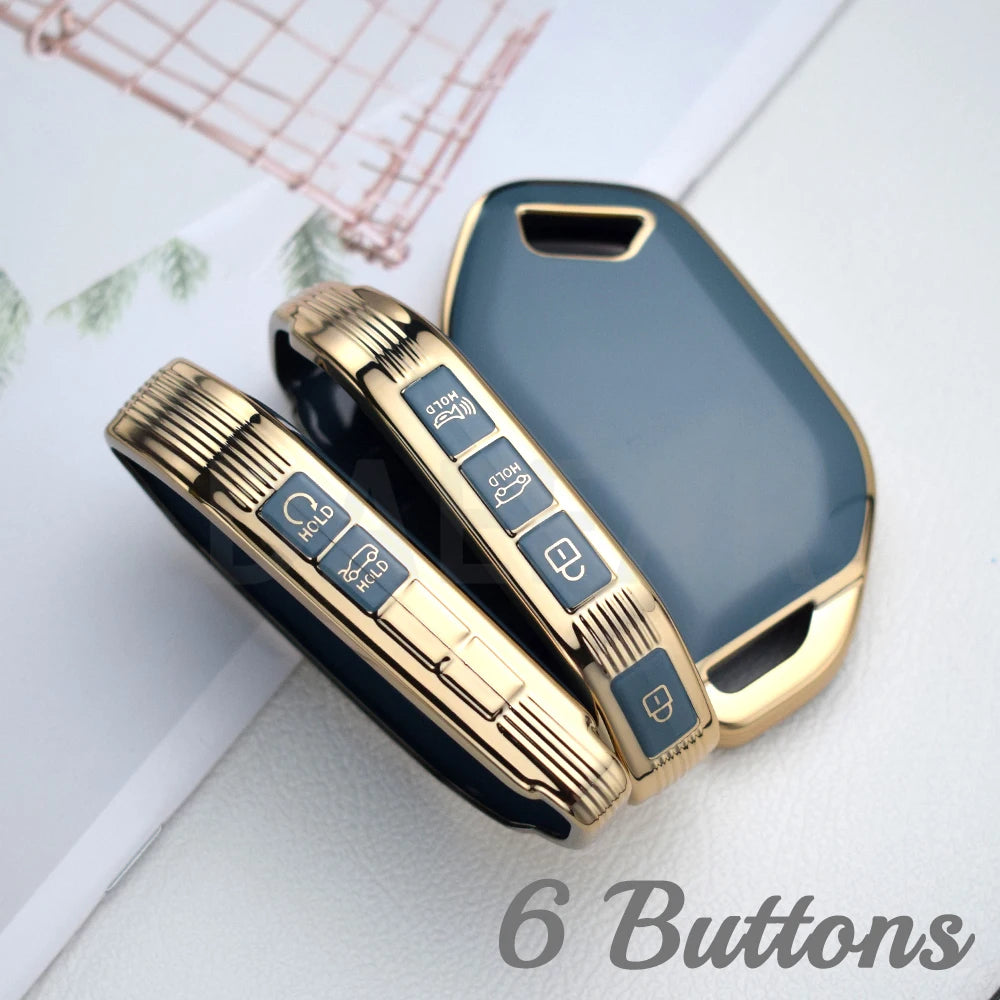 Soft TPU Key Case for Kia Sorento Morning Ev9 Key Case for Kia Picanto Ev9 Accessories 2024 Protector Holder
