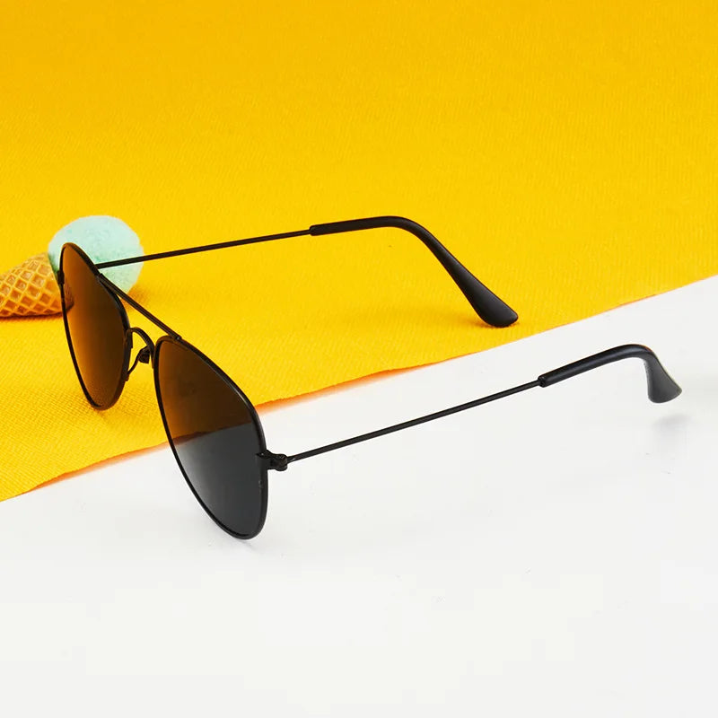 New Kids Sunglasses Fashion Colorful Boys Girls Reflective Sun Glasses Children Baby UV400 Outdoor High Definition Eyewear