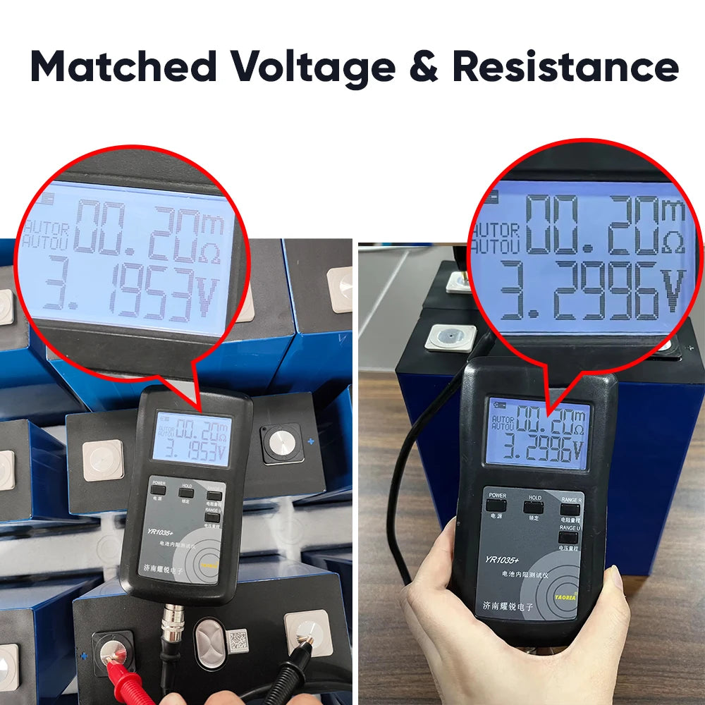 Grade A 280AH Lifepo4 Battery Rechargeable Cell Free Busbars 10000 Cycles Lithium Battery Pack for 48V Solar Power Storage