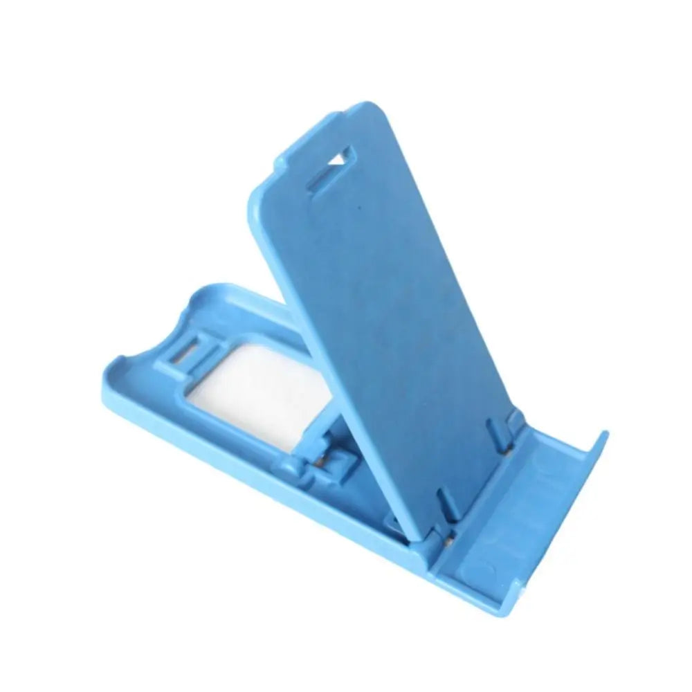 Cell Phone Desk Stand Portable Mini Foldable Plastic Universal Mobile Phone Holder Desktop Table Stand Bracket Phone Accessories