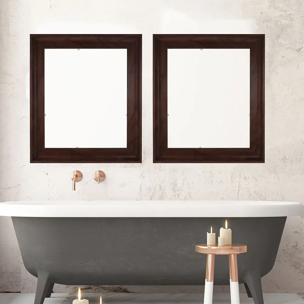 Oil Painting Frame 20x30cm Coffee Brown Canvas Floating Frames Wooden Picture Frames For Photo Picture Home Decoration