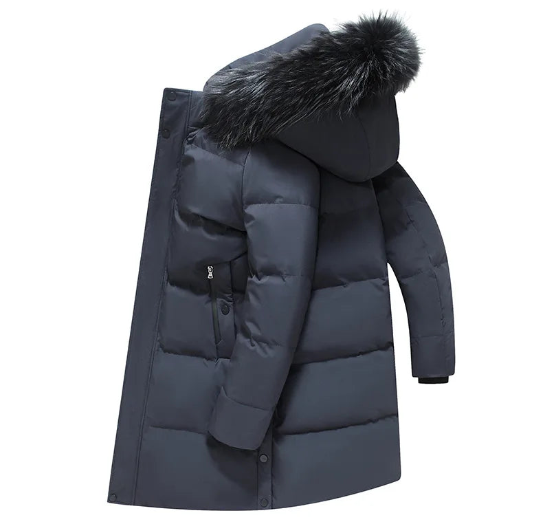 Down Jacket Man Long Men's Puffer Jacket Winter Coats For Men Duck Down Jacket Men Parkas Overcoat Padded Cold Clothes Feather