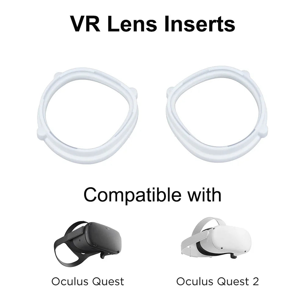 VR Lens For Oculus Quest 2 Myopia Anti-blue Anti-reflection Customized Lenses Magnetic Glasses Frame For Meta Quest Accessories