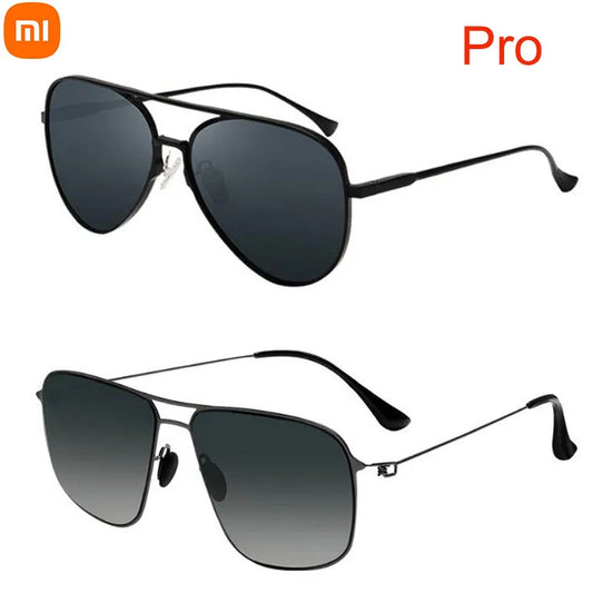 2022 Xiaomi Mijia Classic Square Sunglasses PRO Nylon Polarized / Pilot Sunglass for Outdoor Travel Man Woman Anti-UV Screwless