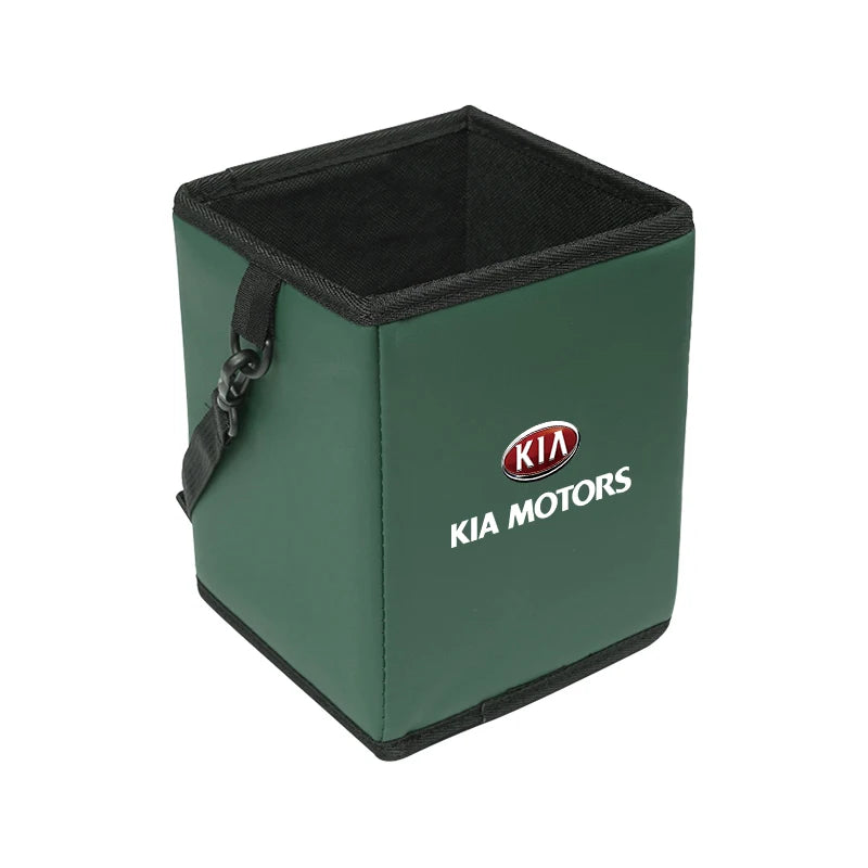 KIA Car Garbage Storage Box Multifunctional Organize Bag For KIA EV6 Stinger RIO Sorento Picanto Ceed Borrego Syros K4 K5 K8 K9