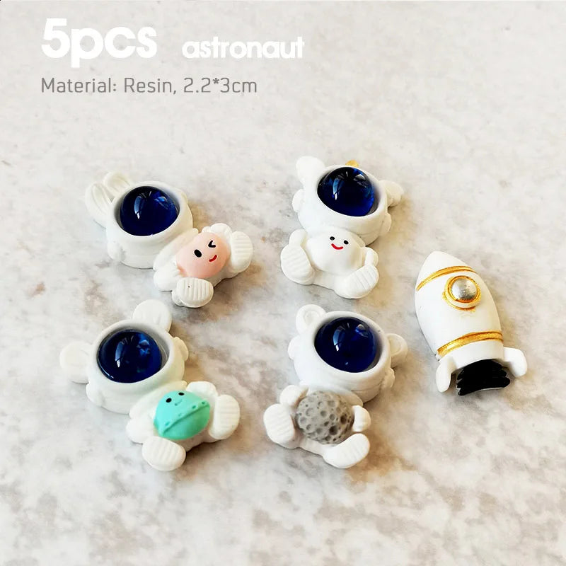 5pcs Miniature Animals Chick Sheep Turtle Puppy Fairy Garden Toy Aquarium Decoration Duck DIY Handicraft Accessories 1-3cm