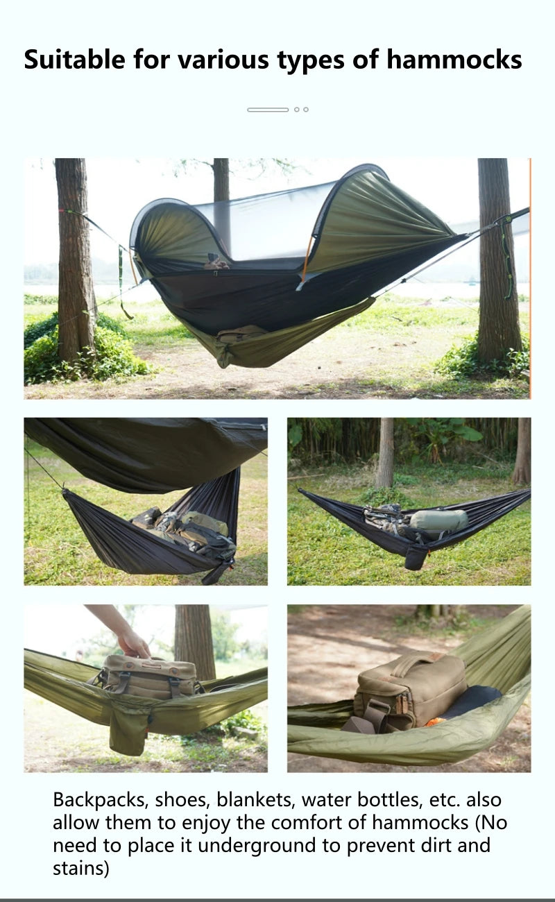 Outdoor Storage Small Hammocks For Portable Camping Travel Garden Nature Hike Clothes Shoes Equipment Small Hammock