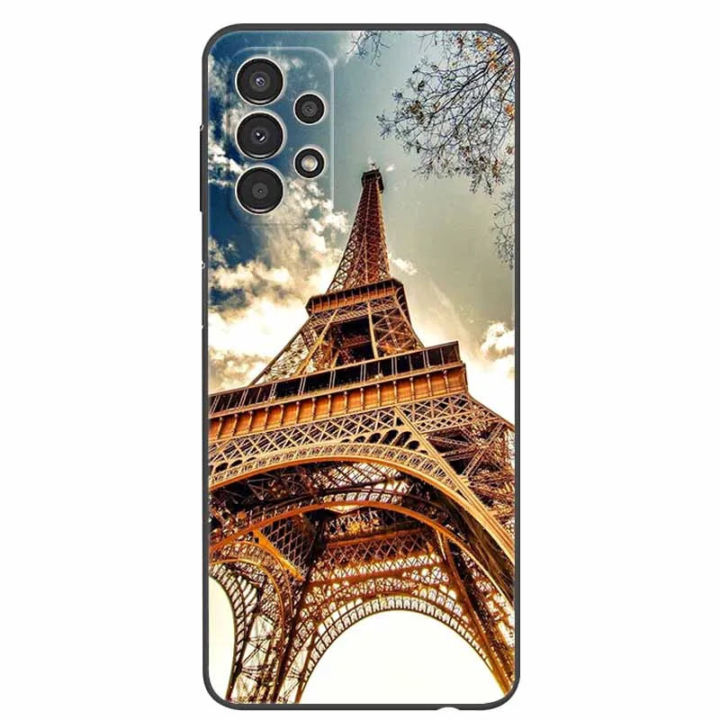 For Samsung A13 4G Case A135F Black Bumper Soft TPU Silicone Cover for Samsung Galaxy A13 4G 2022 Phone Cases A 13 2022 Cute