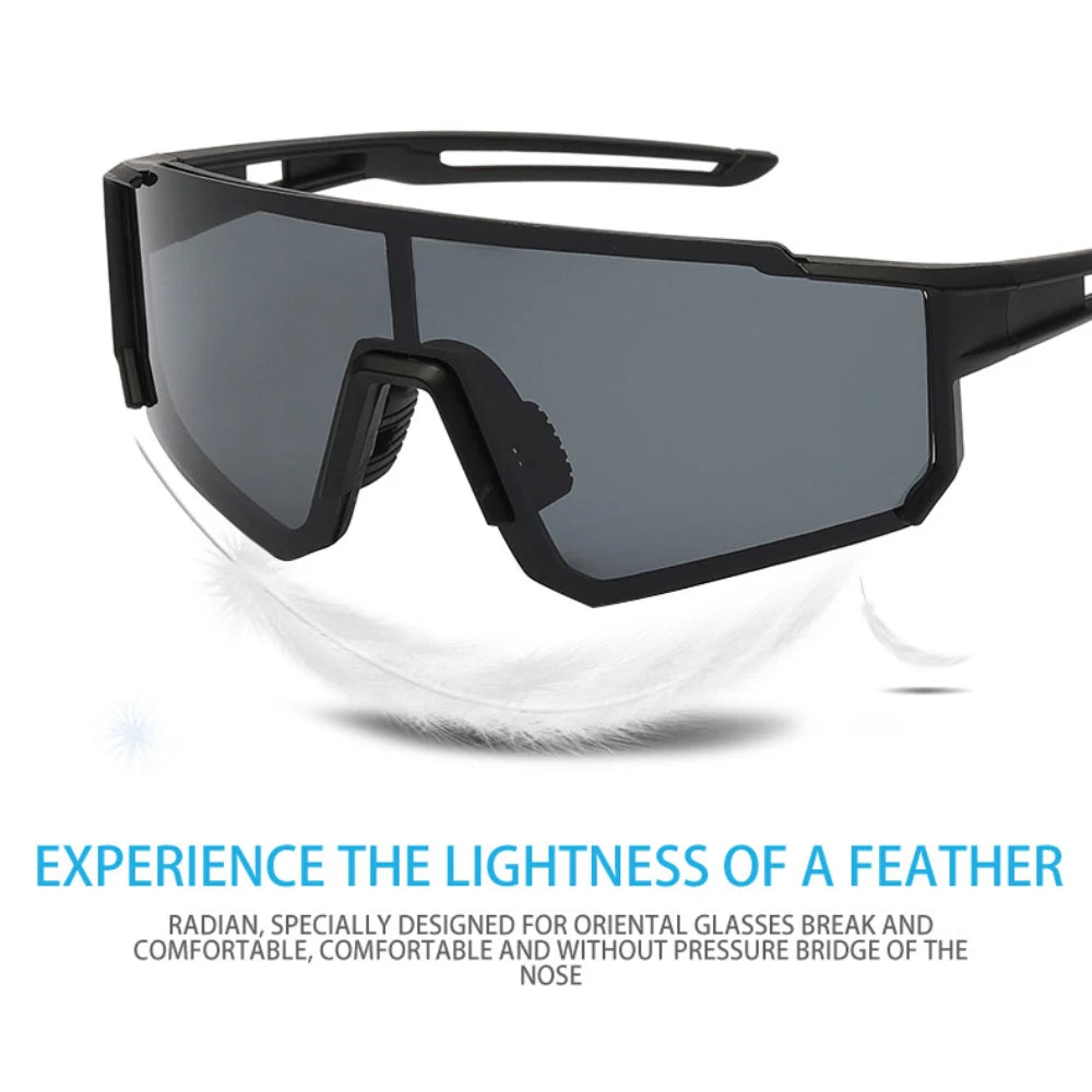 Outdoor Cycling Glasses Men's And Women's Road Bike Sunglasses Bicycle Windproof Sunglasses Day And Night Cycling Equipment