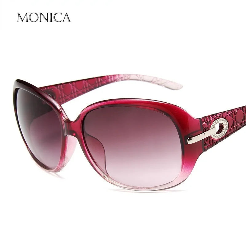 Women's Polarized Sunglasses UV400 Retro Diamond Butterfly Frame Eyewear Fashion Wear Sunscreen Glasses Traveling Ladies Sunglas