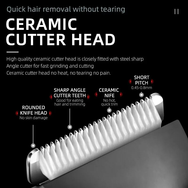 KEMEI Professional Hair Clippers for Men, Professional Barber Clippers and Trimmer Set.