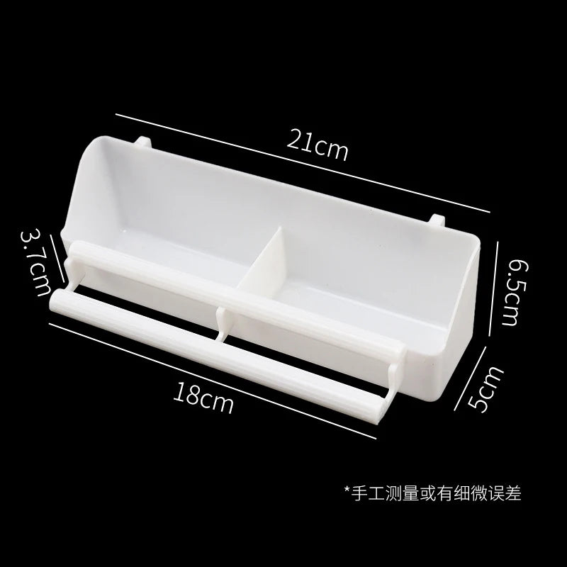 Parrot Birds Water Hanging Bowl Parakeet White Feeder Box Pet Cage Plastic Food Container Peony Cockatiels Budgerigar Supplies