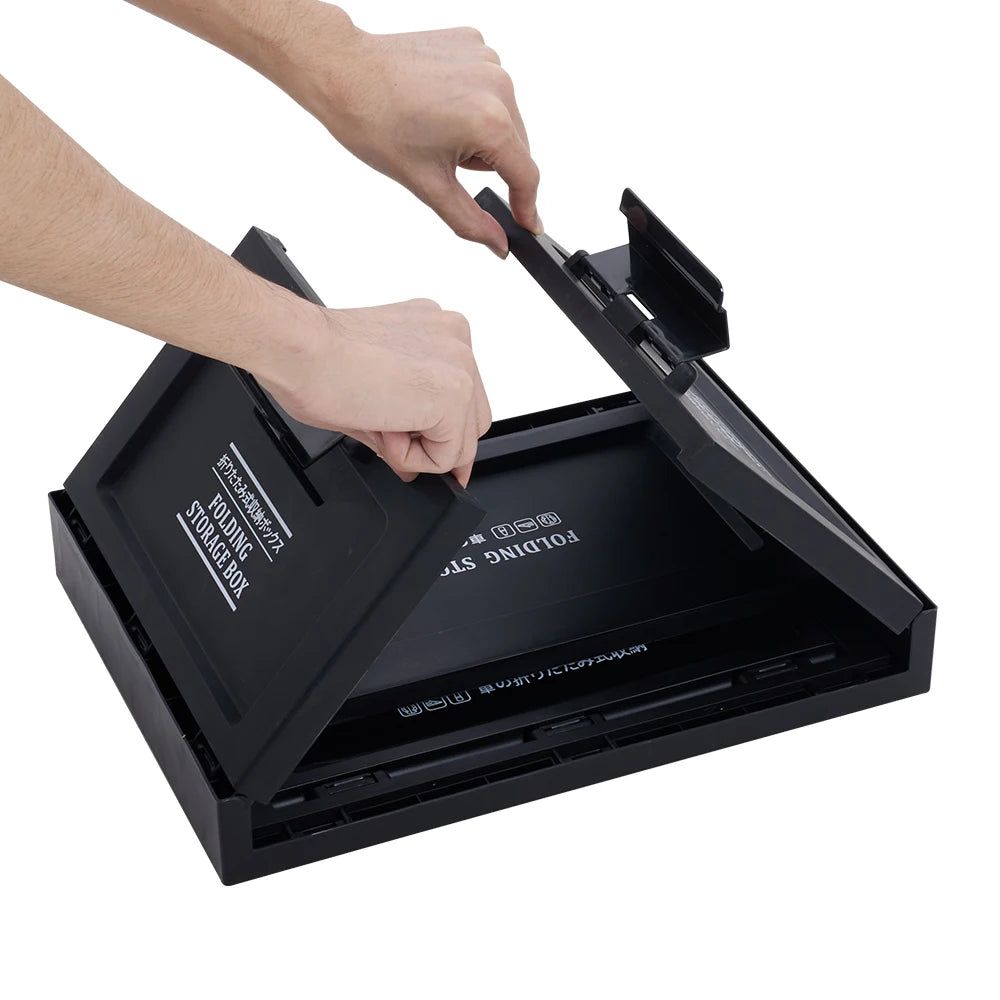 Portable outdoor foldable camping storage box Large capacity multifunctional home outdoor storage box camping table