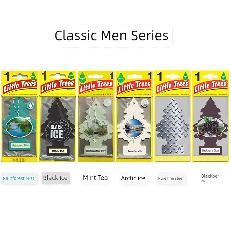American Small Tree Jasmine Scented Green Tea Car Aromatherapy High-End Car Essential Oil Perfume Pendant Interior Decoration Supplies Car Interior Lasting Suit