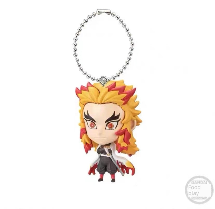 Authentic Bandai Capsule Toy Kimetsu No Yaiba Hanging Pendant Tanjirou My Wife Shan Yi Yi Zhi Zhu Brand New