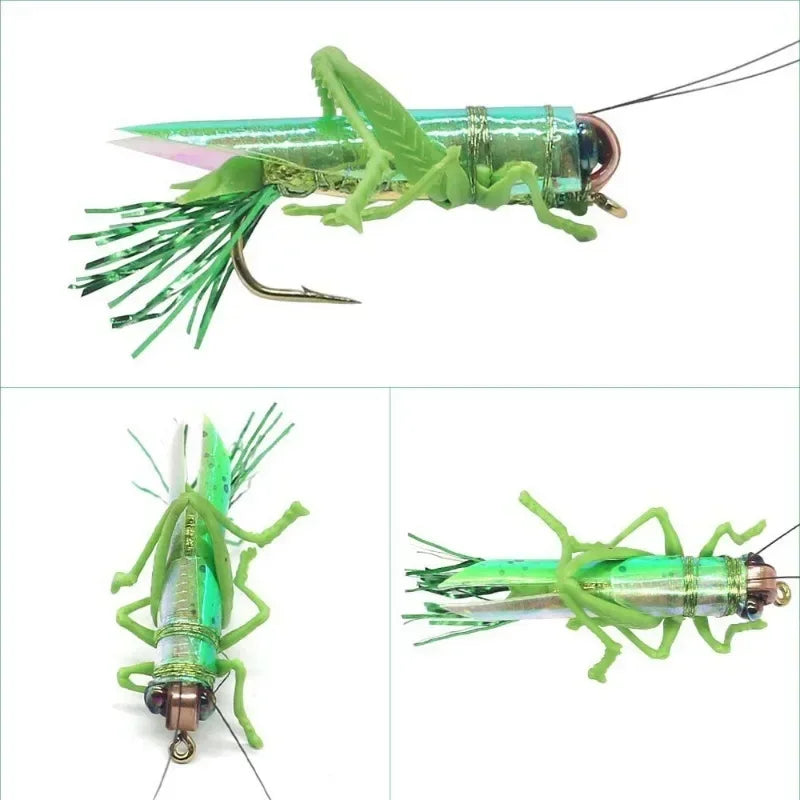 Mino Bait With Sharp Hook Locust Bionic Bait Fishing Gear Luya Bait Fishing Lures All Waters Colorful Attractive