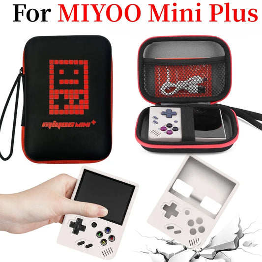 Protective Cover for MIYOO Mini Plus Game Console Silicone Case Gaming Console Sleeve Skin Anti-Slip with Lanyard for MIYOO Mini