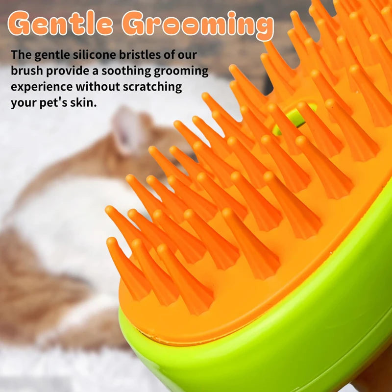 3IN1 Water Steam Brush Pets Grooming for Dogs Steam Cats Comb Brush for Cats with Vaporizer Anti-scratch Spray Accessories Cats