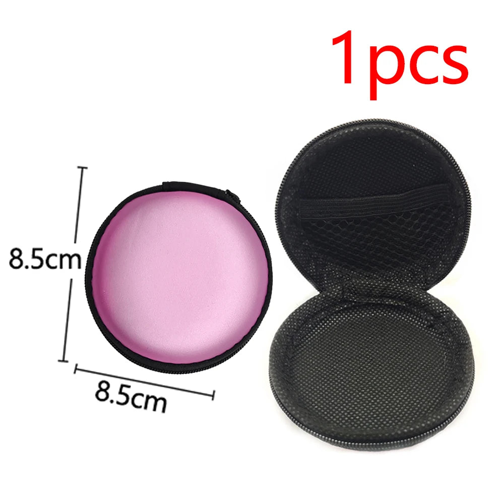 Earphone Data Storage Bag Oval Square Rectangle Cable Organizer Bags Mini Zipper Pouch Tech Gadgets Portable Charger U Disk Case