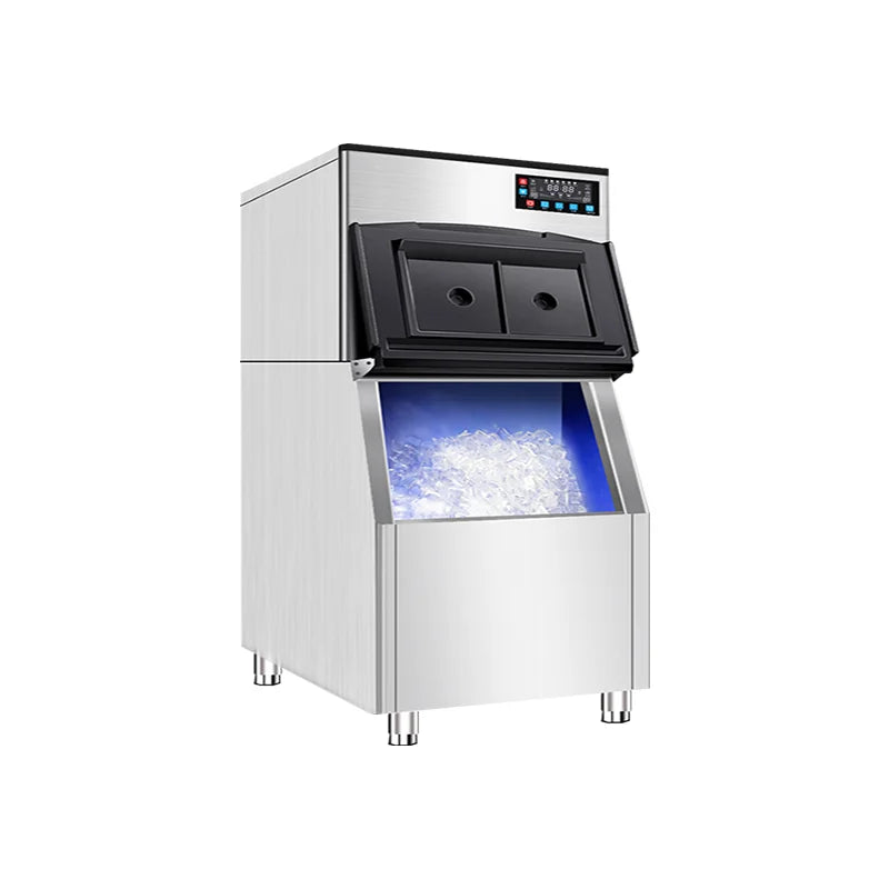 Air Cooled Undercounter Full Cube Ice Making Machine High Productivity 220V 380V for Commercial Restaurant Bar Coffee Shop