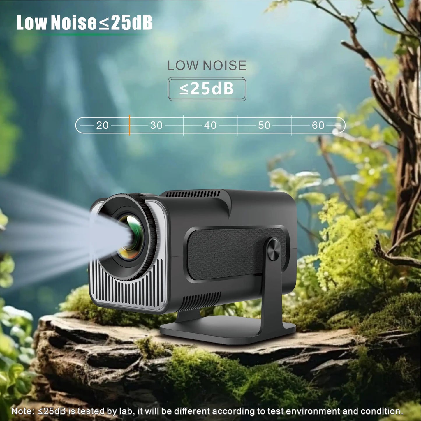 4K Smart Projector HY320 mini Android 11 Dual Wifi6 200 ANSI Allwinner H713 BT5.0 1080P 1980*1080P Home Cinema Outdoor Projetor