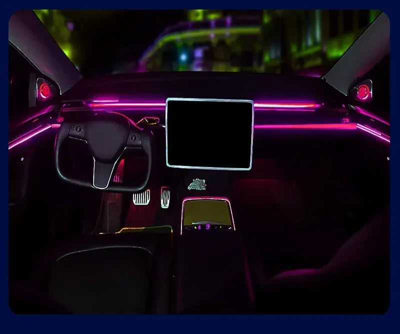 For Kia 64 Color RGB Symphony Car LED  Interior Ambient Light