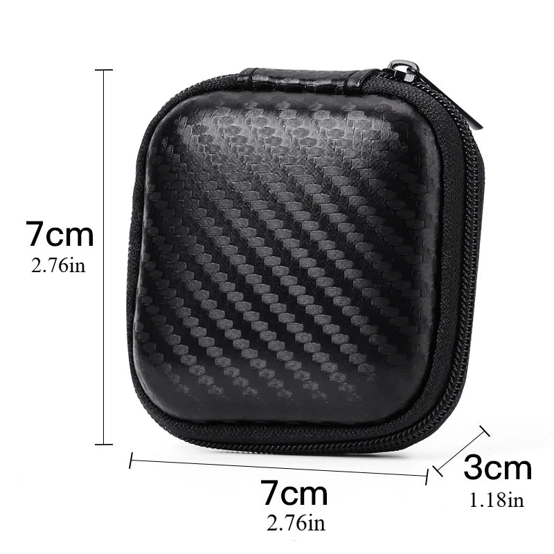 Portable EVA Phone Charger Shaver Zipper Bag Protection Case Hard Disk Data Cable Headphone Storage Pocket Pouch