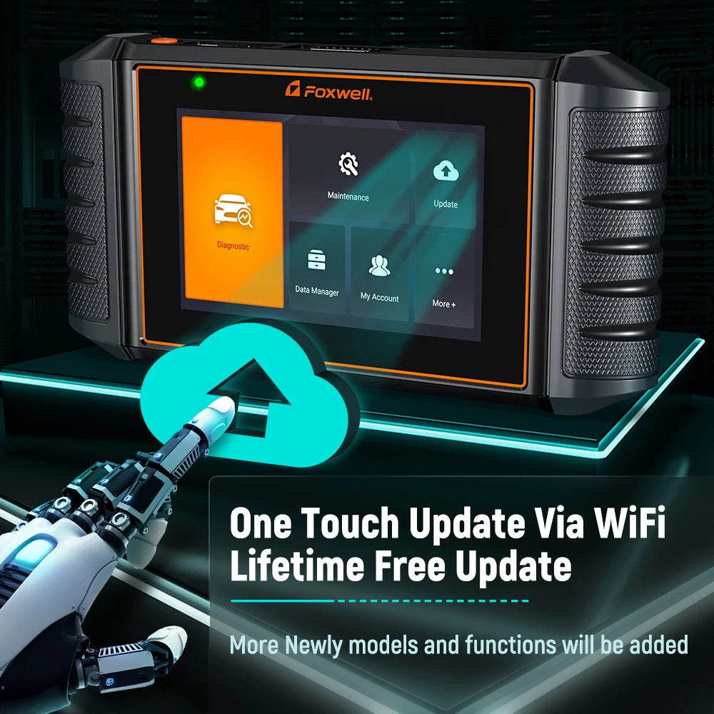 2025 Foxwell NT726 OBD2 Scanner BI-Directional All Systems Oil EPB Battery Registration 12 Reset OBD 2 Car Diagnostic Scan Tool