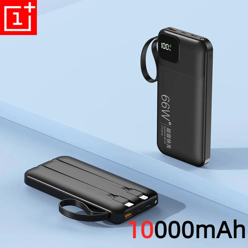 ONEPLUS Power Bank 50000mAh External Spare Battery 66W Fast Charging Portable Charger for IPhone Xiaomi Redmi Poco Powerbank