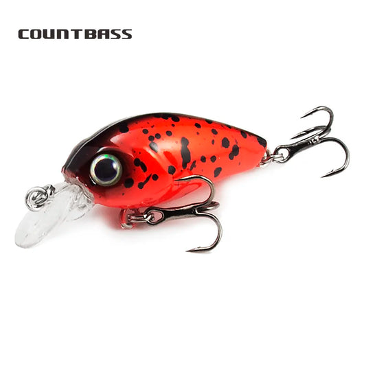 Plastic Hard Lures 36mm 1-3/8" 4.3g 1/8 oz. Sinking Crankbaits, Fishing Baits, Crankbait,  Wobblers, Plug, Freshwater Fish Lure