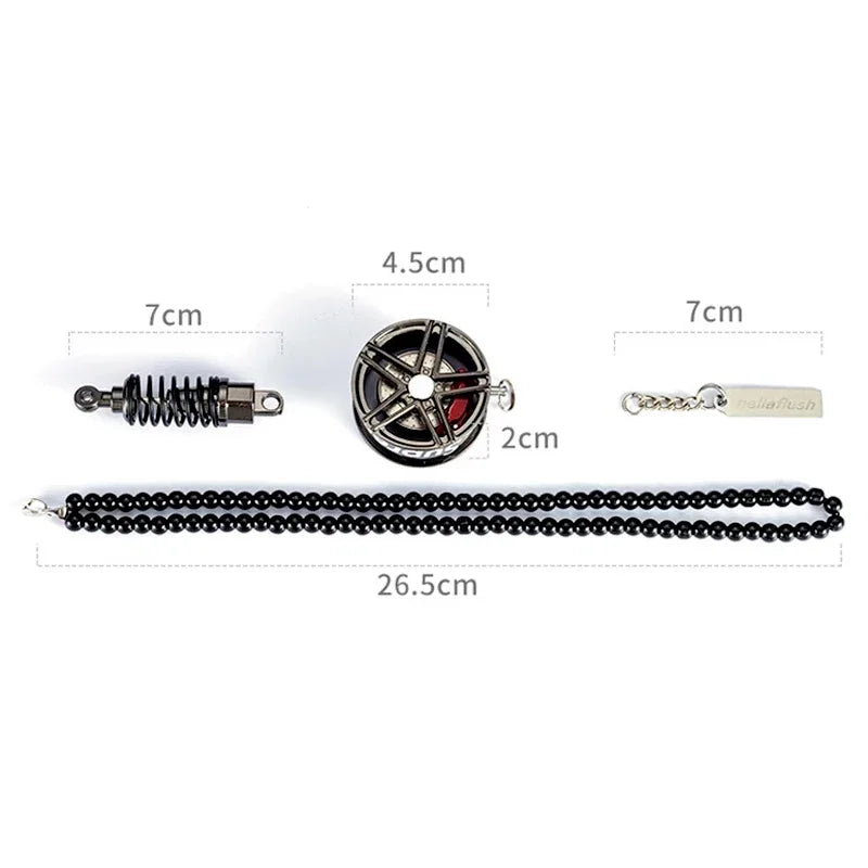 Creative Wheel Hub Brake Shock Absorber for Car Pendant Up-market Customization Car Interior Ornaments Accessories