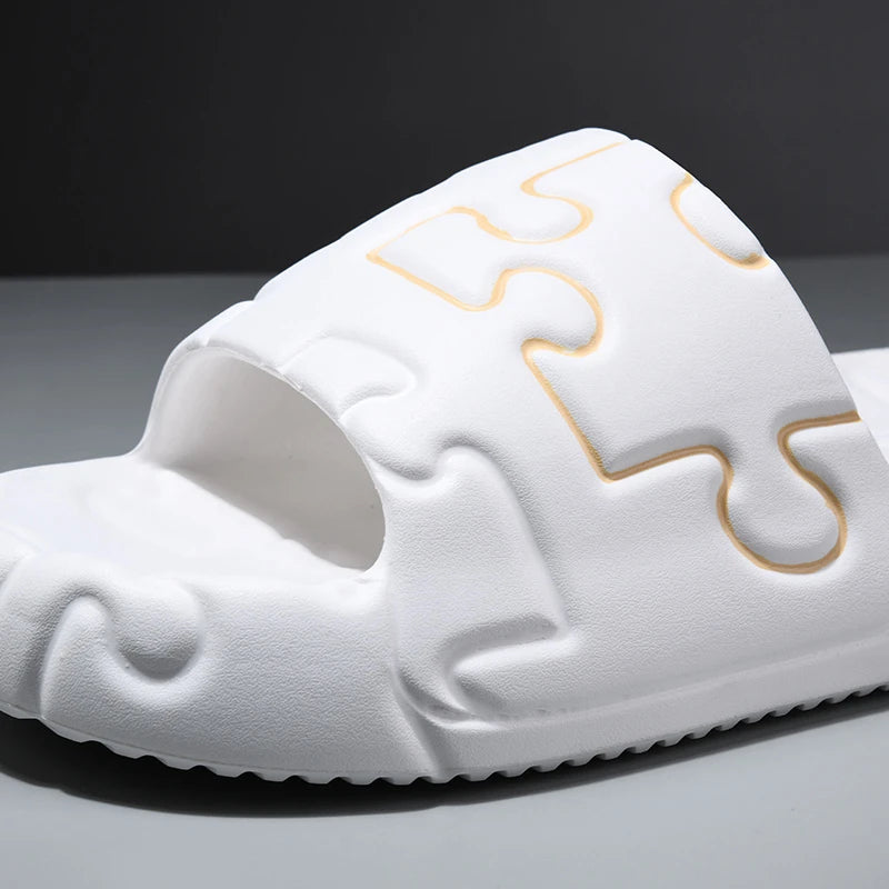 Platform Men Slippers Soft Slippers EVA Women's Slippers Fashion Flip Flops Outdoor Shoes Summer Casual Couple Slippers