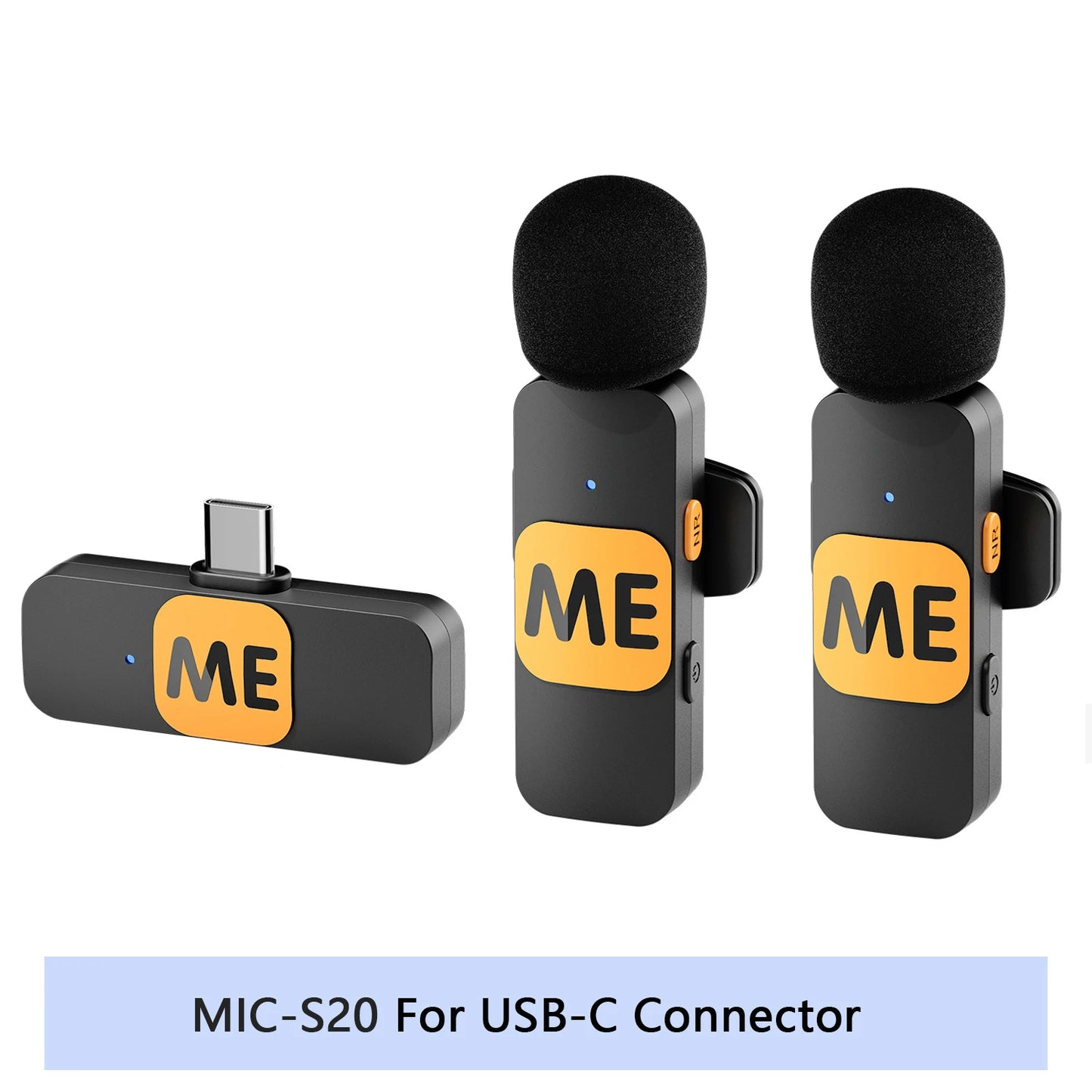 BOYA BY-V Professional Wireless Lavalier Mini Microphone for iPhone iPad Android Live Broadcast Gaming Recording Interview Vlog