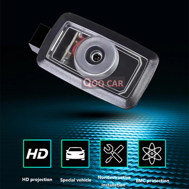 For BYD ATTO3 YUAN PLUS HAN EV PRO DM i LED Car Door Laser Projector Ghost Welcome Atmosphere Lamps Auto Accessories Glass Lens