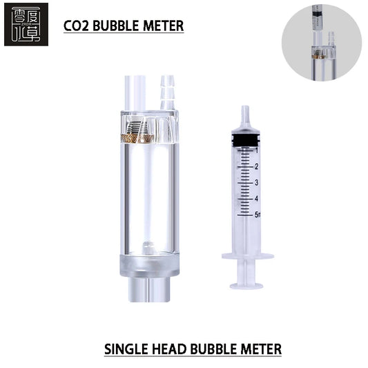 Aquarium CO2 Bubble Counter Water filled sealed bubble recorder Fish tank CO2 generator Pressure reducing valve accessories