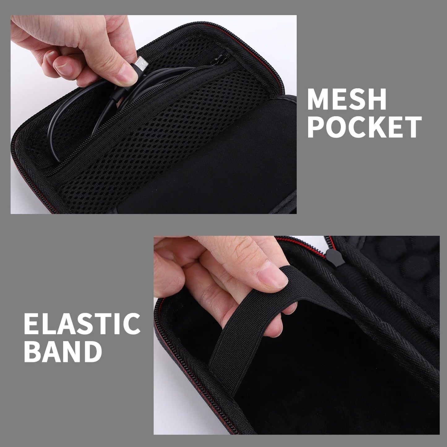 Hard Carrying Case PortablBag for ANBERNIC RG35XX H RG353M Retro Game Console Travel Storage Holder With Mesh Bag For SD Card