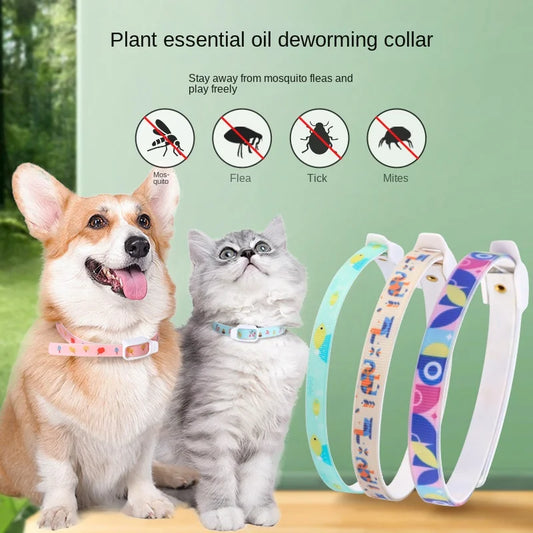 Pet Deworming Collar Size Adjustable Pest Control Cats and Dogs External Deworming Dogs Anti-lice Pet Products